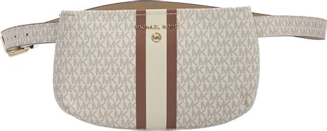 Michael Kors 556203C Off White Light Brown With Gold 